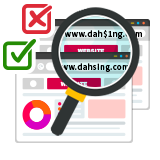Identify the Official Domain Name
or URL of Websites